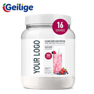 OEM Clear Whey Protein Isolate Powder Low Carb 20g Protein Zero Added Sugar
