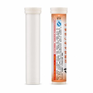 Effervescent Tablet Tube With Desiccant Cap Packaging