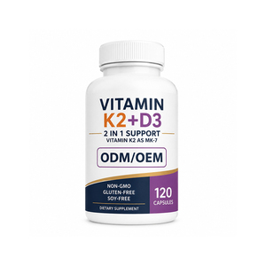 Vitamin K2 D3 Capsules Bone Teeth Cardiovascular Support