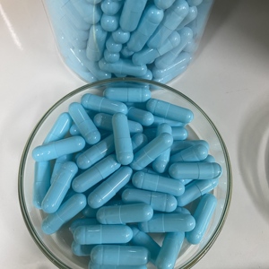 Halal Bovine Empty Hard Gelatin Capsules Sky Blue