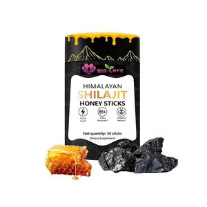 30 Count Himalayan Shilajit Honey Sticks OEM Tube Can