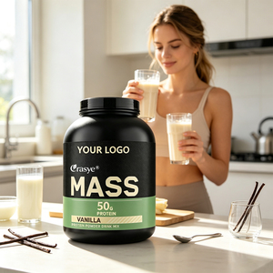 High Protein 50g Mass Gainer Vanilla Whey Isolate Powder